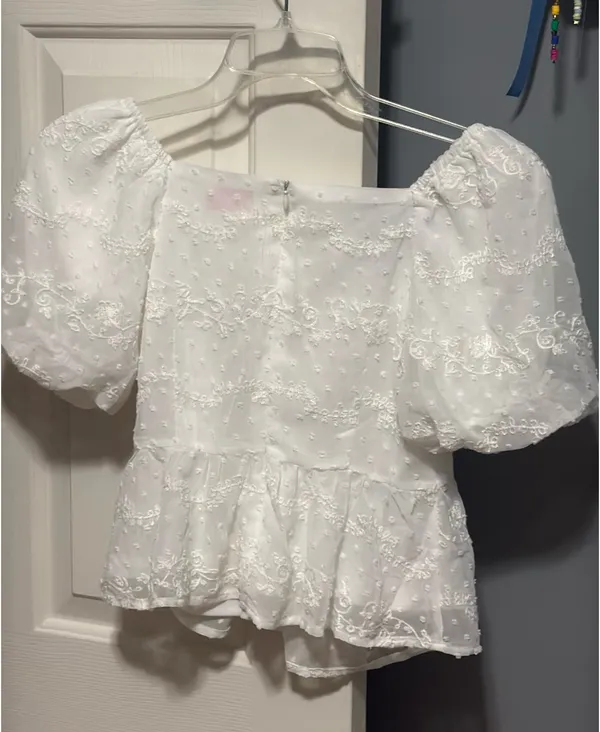 Pink lily lace top - Image 3