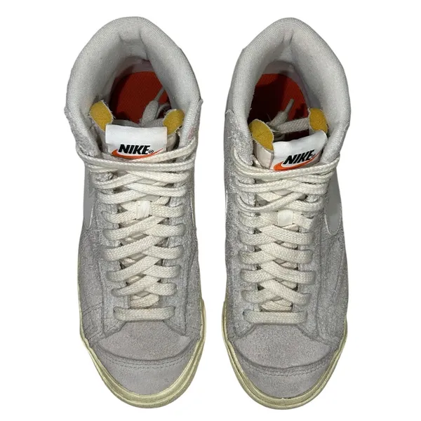 Nike Blazer Mid 77 Vintage Light Iron Ore Shaggy Suede DV7006-001 Womens 6.5 - Image 3