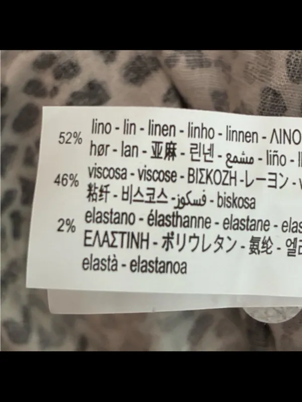 Zara Leopard Print Halter Maxi Dress - Beige & Black - Image 7