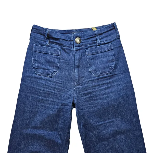 Maeve Anthropologie The Colette Jeans Womens 27 Crop High Rise Wide Leg Denim - Image 4