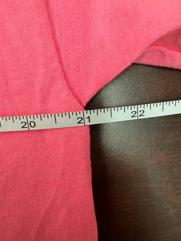 Bucked Up Neon Pink Short Sleeve Graphic Tee Size Large - Image 6
