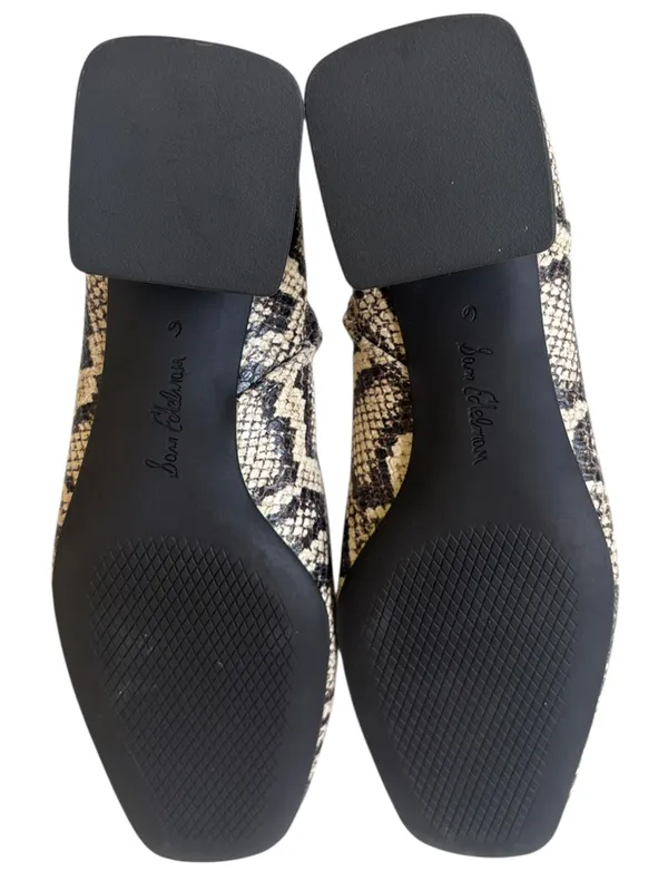 Like New Sam Edelman Leather Paige 2 Boots Snakeskin Size 6 - Image 8