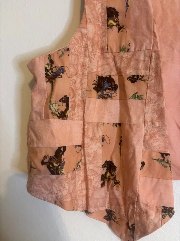 Western vest Pink Size M - Image 2