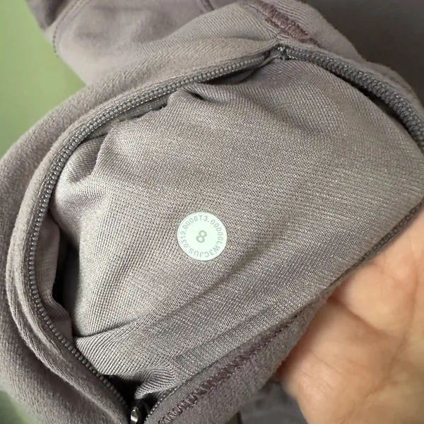 Lululemon Outrun the Elements 1/2 Zip Size 8 Frosted Mulberry Purple Womens - Image 7