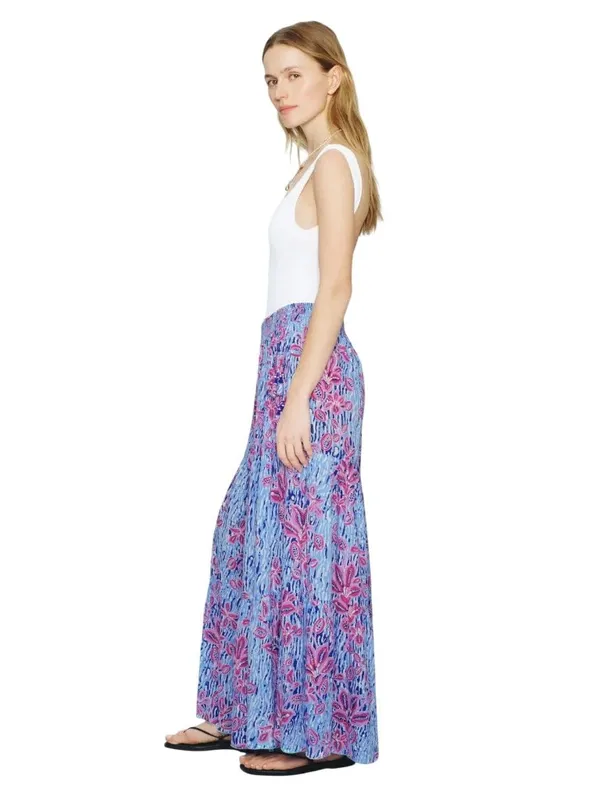 Poupette St Barth Soledad Pants in Large Womens Wide Leg loose fit Trousers - Image 4
