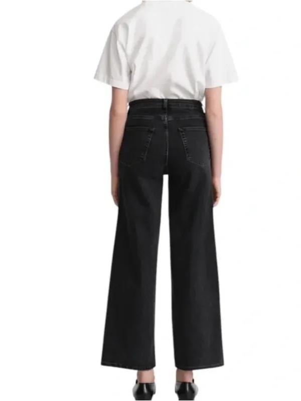 Toteme Flare Fit Jeans in black grey wash 23 - Image 3