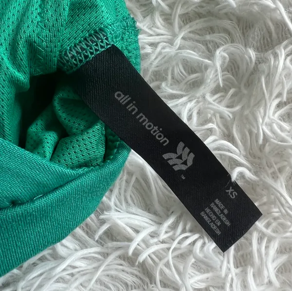 All In Motion Green Sports Bra - Image 4