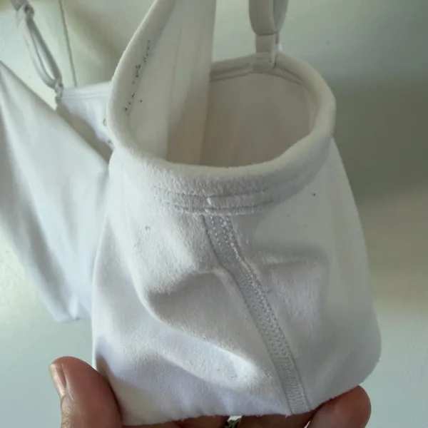 Aritzia Golden BUTTER Hold Tight Bra Top Bright White Size M - Image 5