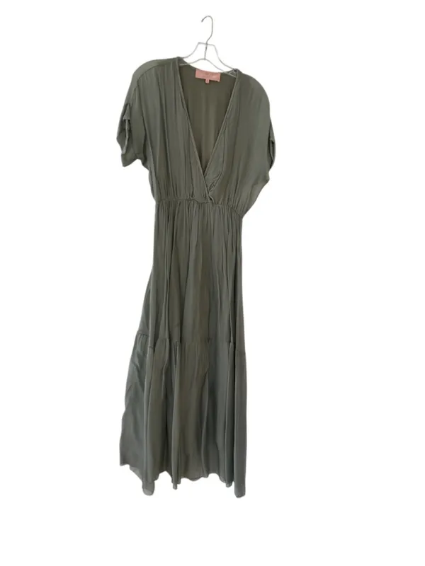 Scandal Italy Silk Aruba Dress Women’s One Size Sage - Image 2