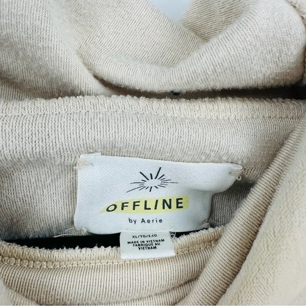 Offline | by Aerie Soft Relaxed Fit Crop Hoodie Size Extra Large - Image 4