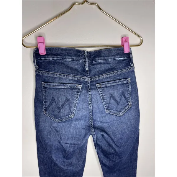 Mother High Waisted Looker Ankle‎ Fray in On the Edge Sz 25 - Image 8
