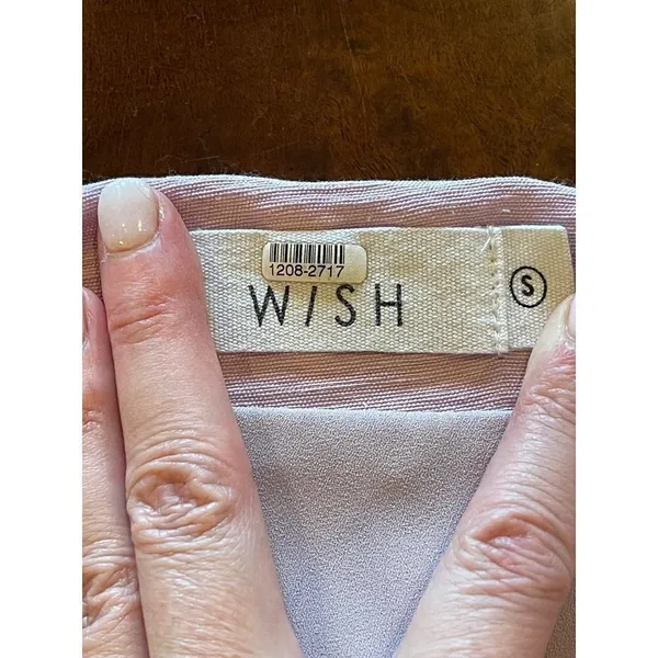 WISH Rise Purple‎ One Shoulder Tie Waist Asymmetrical Mini Dress Size S - Image 9