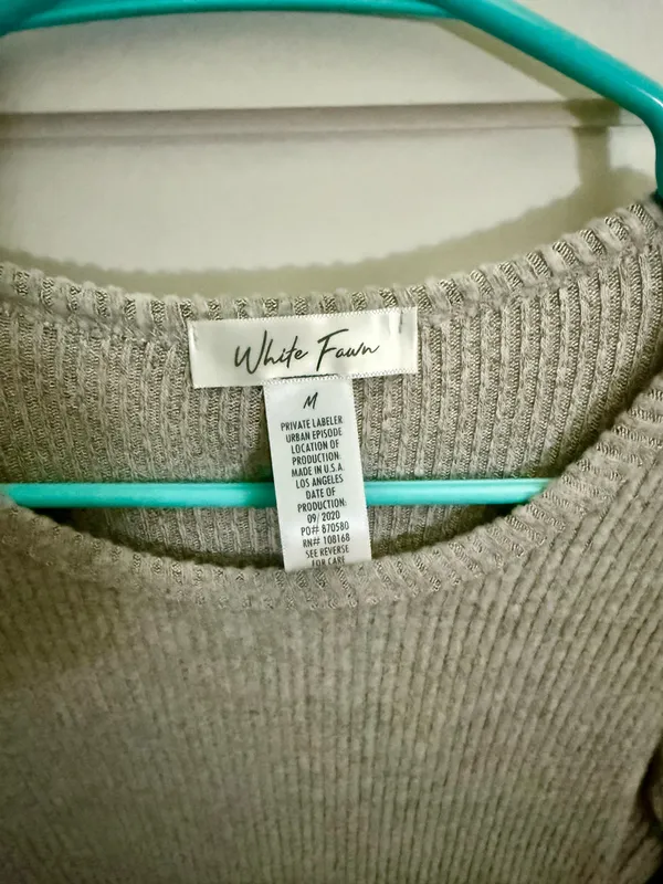 Tilly's Sweater Top Grey - Image 2