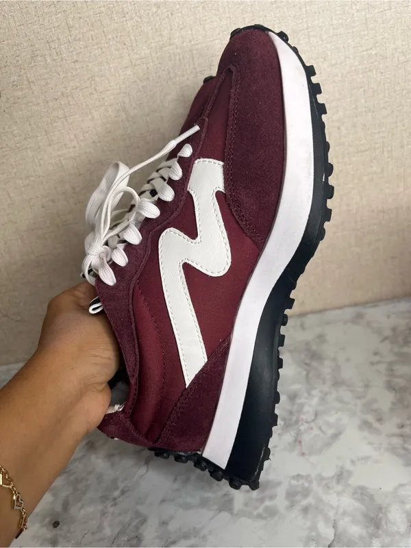 Steve Madden Campo lifestyle sneakers in wine - Image 4