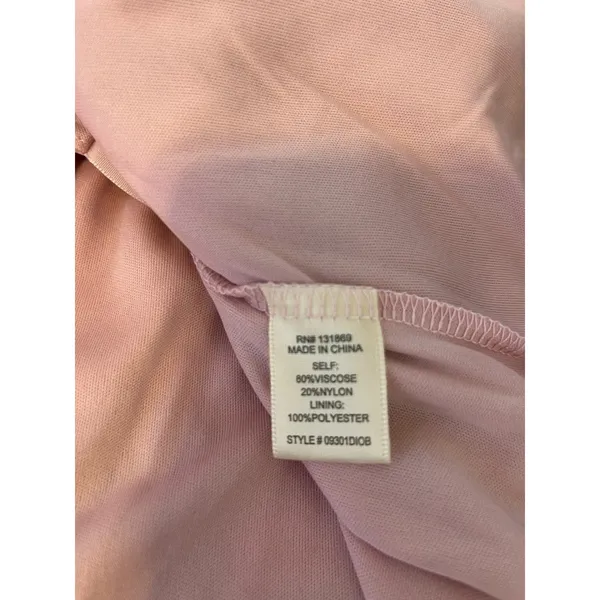 Evolutionary Rose Burnout Velvet Camisole Large Pink NEW Babydoll Top - Image 5
