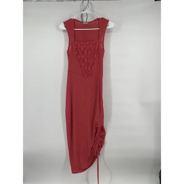 Free People Corset-Is Convertible Mesh Bodycon Dress Size‎ Small Intimately Free - Image 2