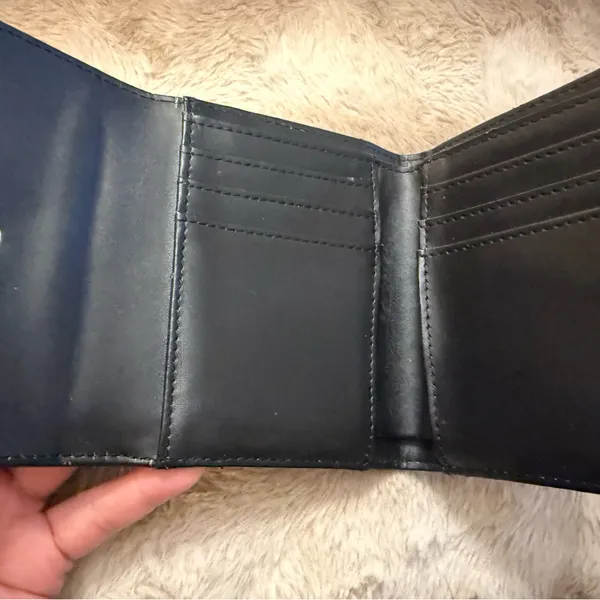 Nicole Miller New York small wallet; black, brown; cream: - Image 3