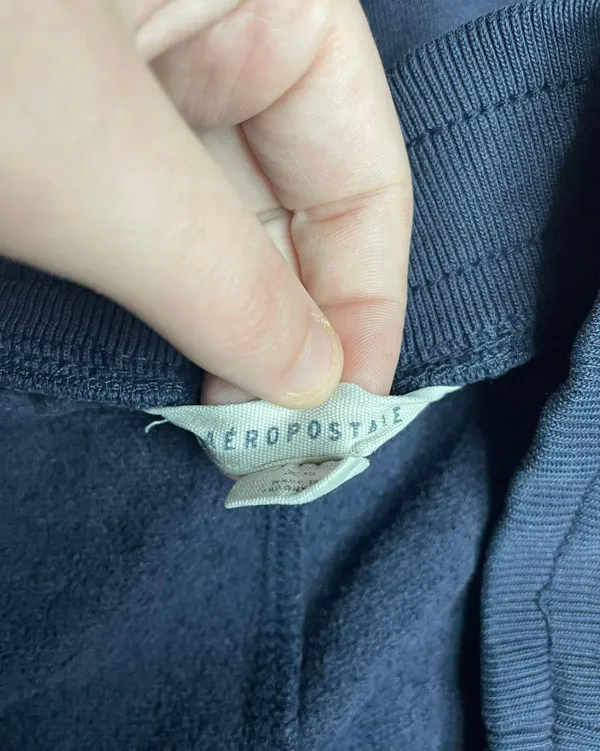 Aeropostale Navy Sweatpants with Pockets Size X-Small - Image 7