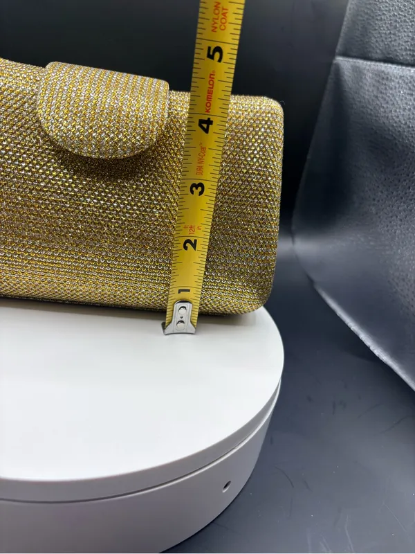 Gold Sparkle Evening Clutch - Image 8