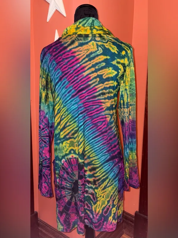Kathmandu Imports Long Sleeve Tie-Dye Dress - Image 4