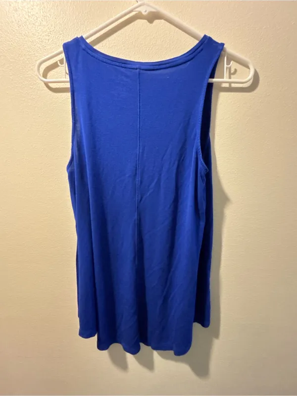 Apt. 9 Essentials Cobalt Blue Sleeveless Tank Top Women’s Small - Image 3
