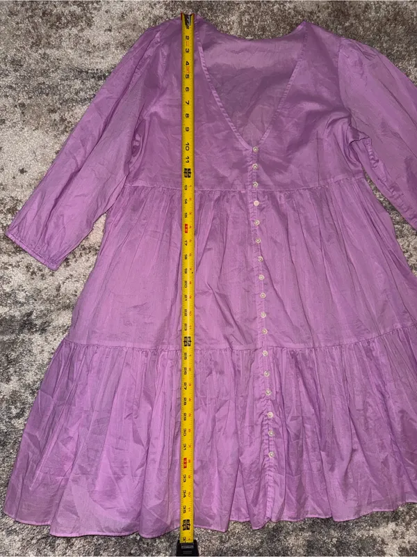 J. Crew Lilac Button-Front Dress - Image 7