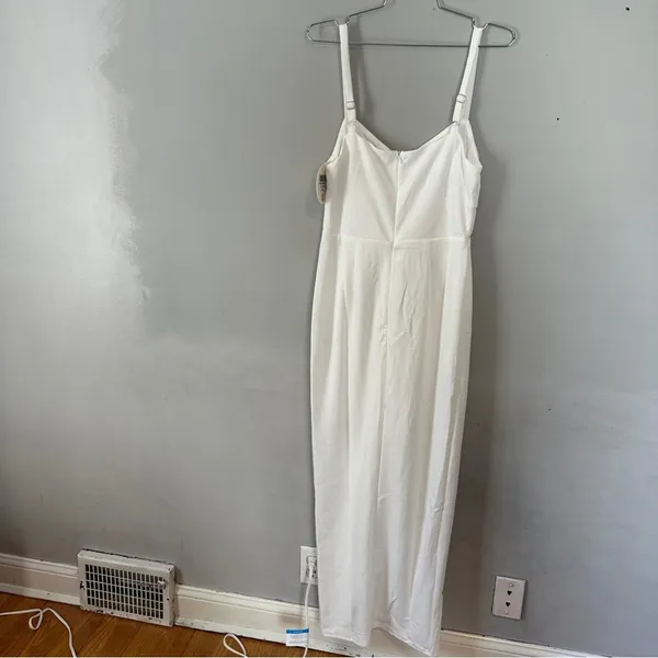 Here Comes The Sun Love To Love Maxi Dress White NEW Medium - Image 7