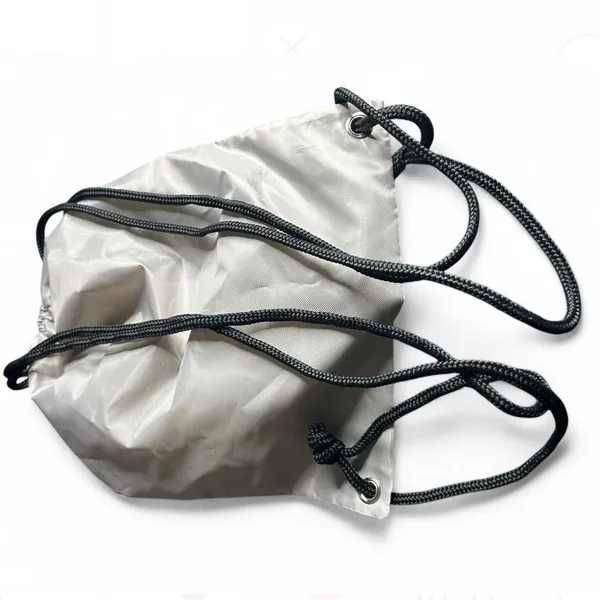 Hunter Boots Gray Drawstring Duster Bag. - Image 4
