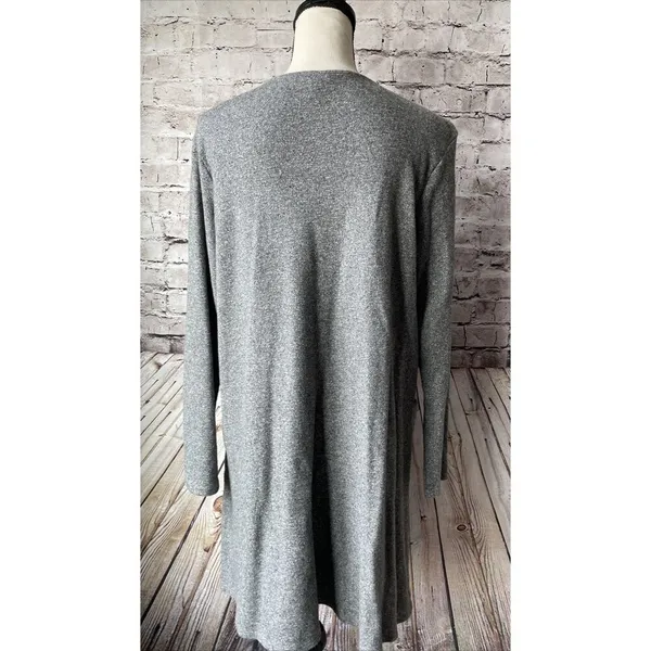 Pure Jill Gray‎ Long Sleeve Women’s Dress Pockets Cotton Size M - Image 3