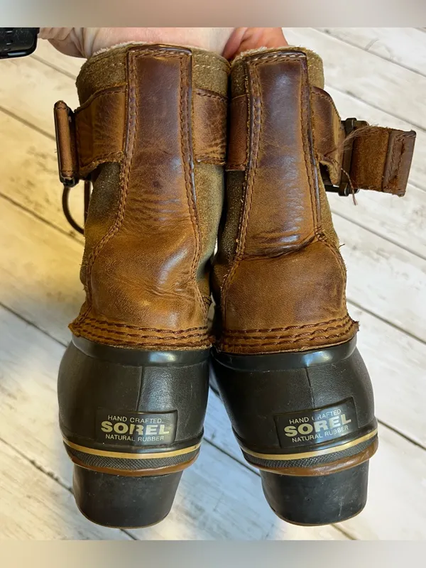 Sorel Womens Brown Winter Fancy Lace II Waterproof Winter Boot Size 8 - Image 8