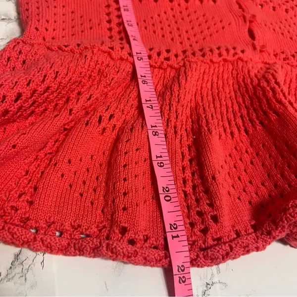 NWT‎ Anthropologie Pilcro Pointelle Babydoll Sweater Sz M - Image 10