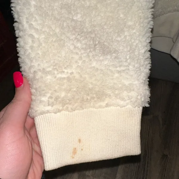 Official Off-White Vans Sherpa Quarter Zip Hoodie - Image 7