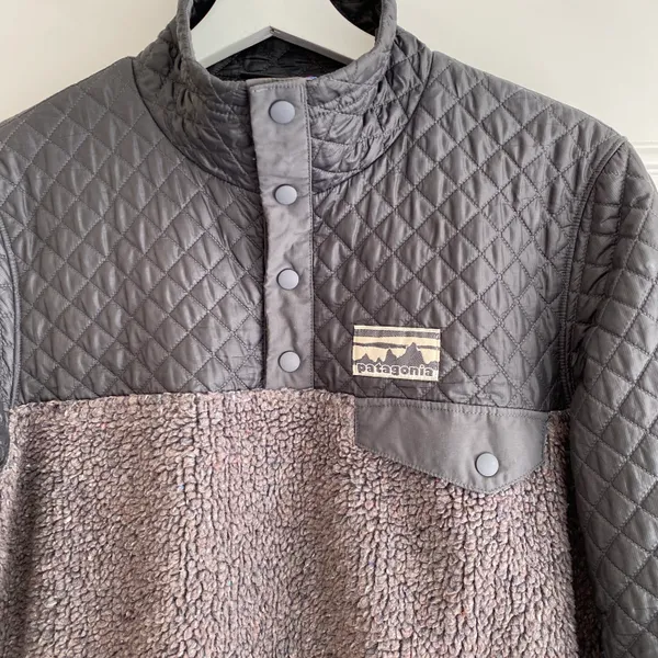 Patagonia mixed media snap-T quilted pullover - Image 3