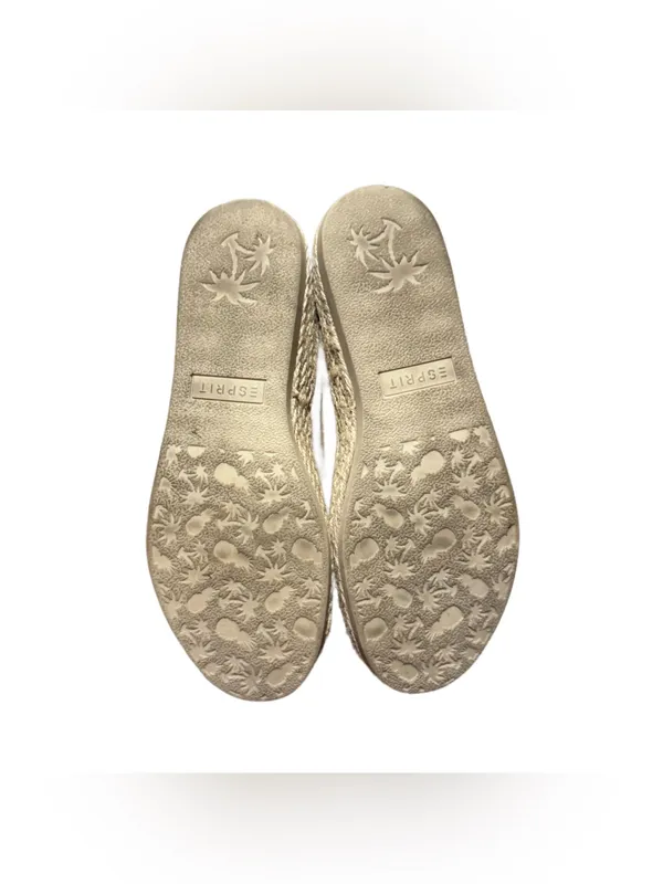 Espirit Nadine Espadrille Shoes Women's 7 Slip On Sneaker Brown Suede Casual - Image 6