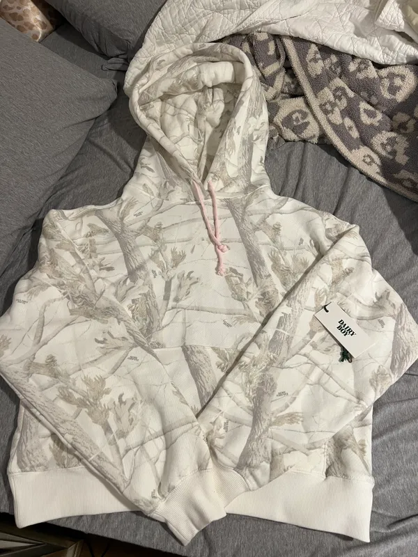 Dairy Boy woodland camo hoodie - Image 2