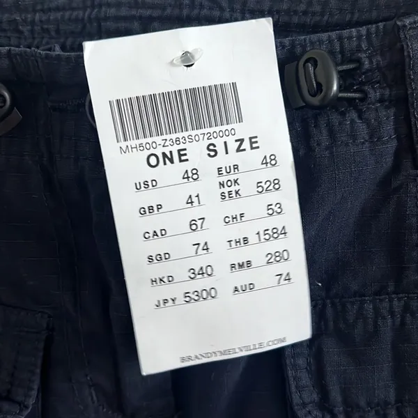 Brandy Melville Cargo Pants - Navy - Image 6