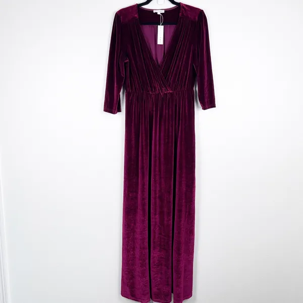 Baltic Born Women's Velvet Maxi Dress Sz L NWT - Image 2