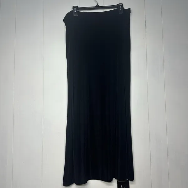 Kathy Ireland Essentials Women’s XL Black Pull On Skirt Stretch Casual Classic - Image 4