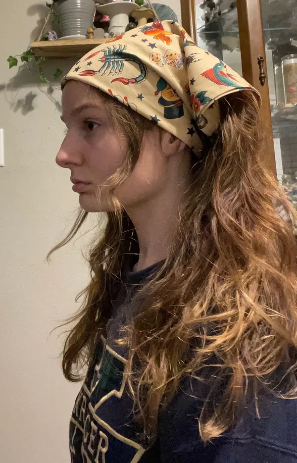 traditional print bandana - Image 2