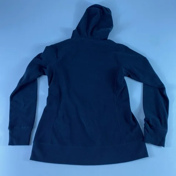 Columbia Hoodie Sweatshirt Womens Medium Black Pullover Fleece Lightweight - Image 6