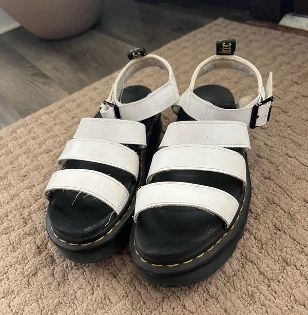 Doc Martens White Sandals - Image 2