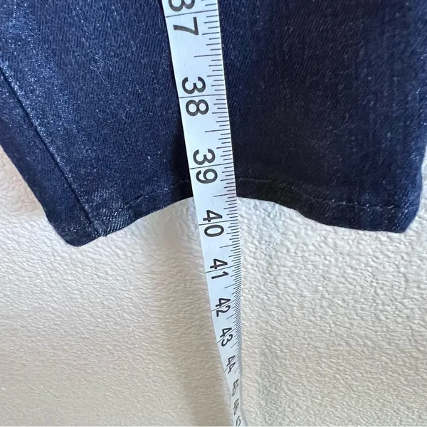 Express Women’s Slim Super High Rise‎ Blue Jeans - Image 5