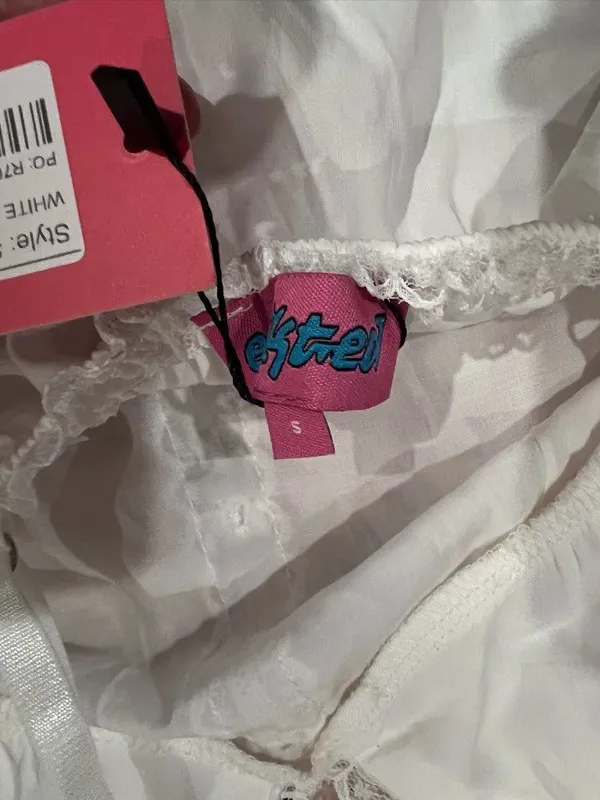 NWT Edikted‎ small white tank top - Image 11