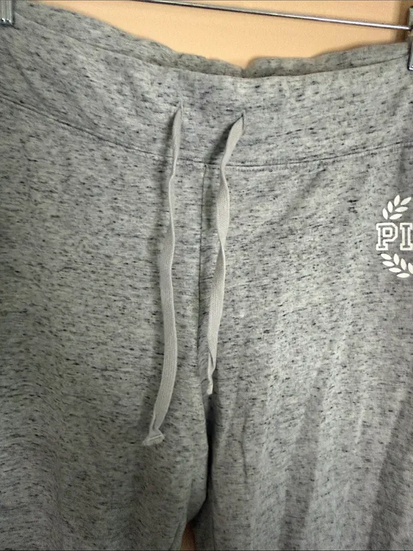 PINK Victoria's Secret Gray Heather Boot Cut Lounge Pants - Image 4
