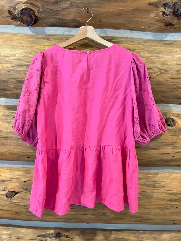 Staccato Puff Sleeve Top - Image 6
