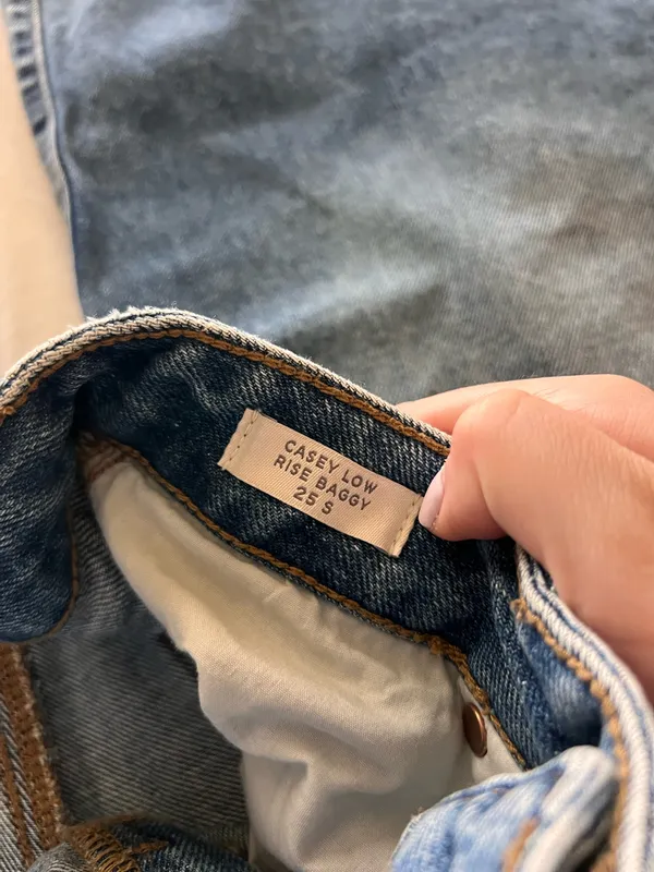 PacSun Casey Low-Rise Baggy Jeans Medium Indigo - Image 6