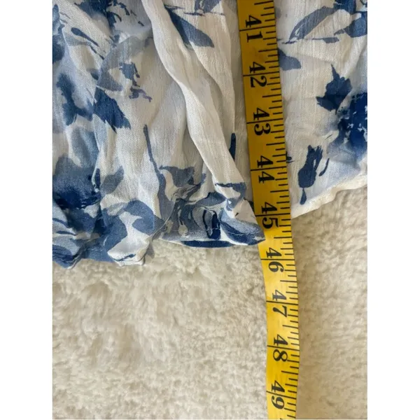 Lulus Delightfully Sweet White Floral Off-the-Shoulder Midi Dress Size XL Beach - Image 8