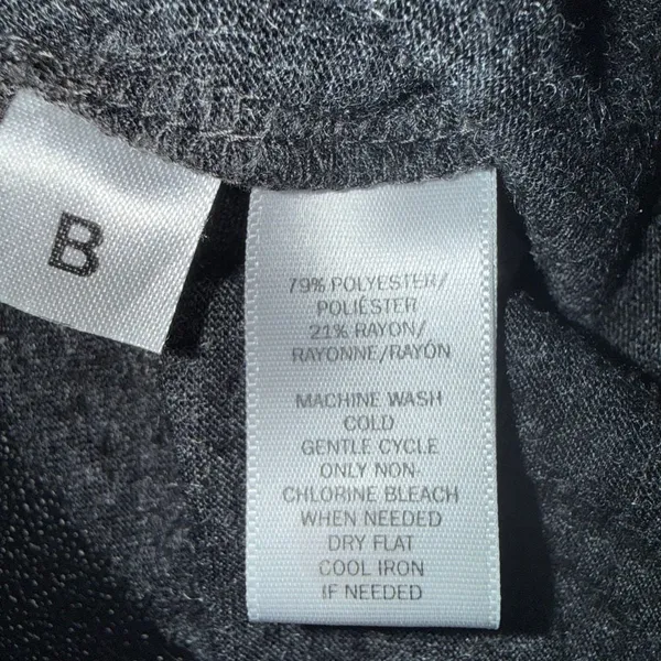 Ann Taylor LOFT Women's Gray Heathered Button-Down Shirt Dress-S - Image 5