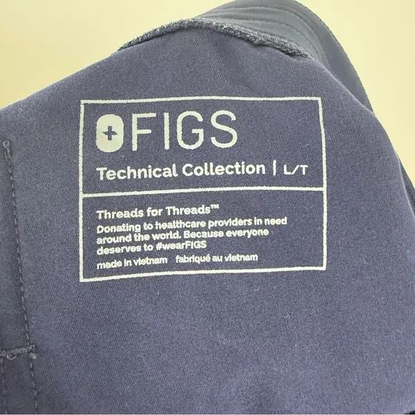 Figs Size Large Tall Zamora Jogger Scrub Pants W18SW2005T Navy PO 1667 - Image 5