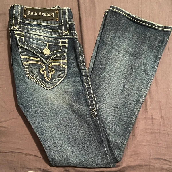 Rock Revival Bootcut Jen Jean size 25 - Image 2